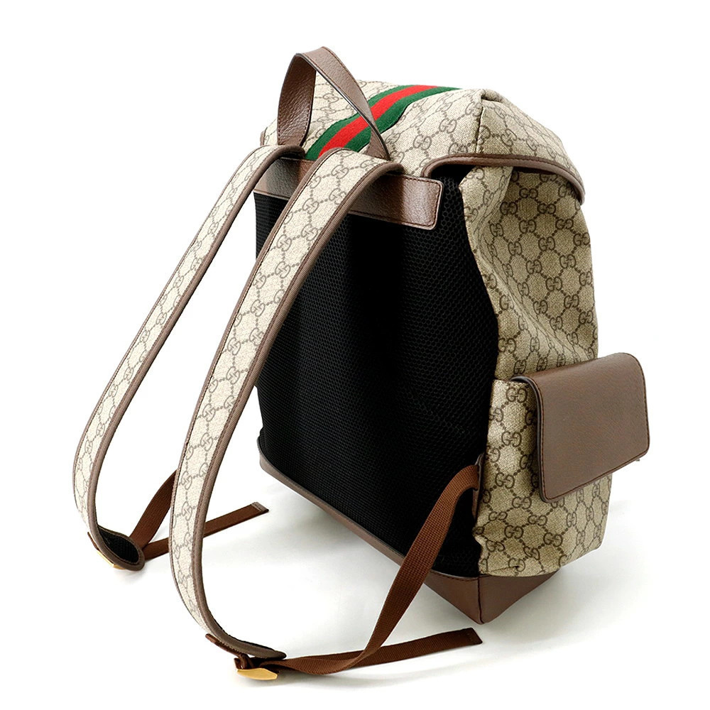 Gucci Supreme Daybag GG Backpack Rucksack Bag Ophidia Black